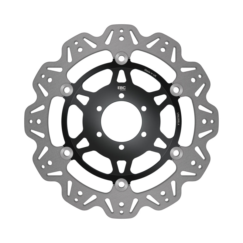 EBC Powersports EBC 2007-2008 Ducati Monster 400 ie Japan Front Left/Right Vee Floating Black Rotor - VR626BLK