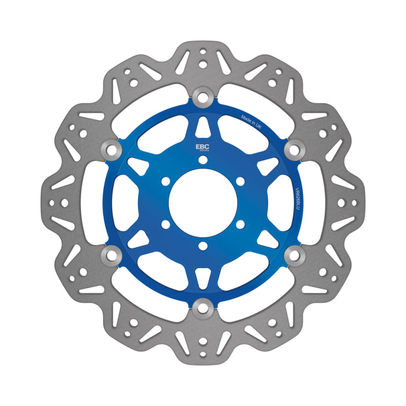 EBC Powersports EBC 2007-2008 Ducati Monster 400 ie Japan Front Left/Right Vee Floating Blue Rotor - VR626BLU