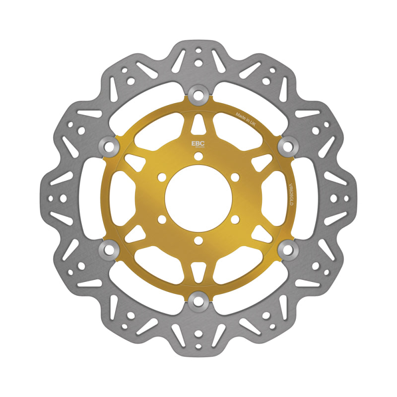 EBC Powersports EBC 2007-2008 Ducati Monster 400 ie Japan Front Left/Right Vee Floating Gold Rotor - VR626GLD
