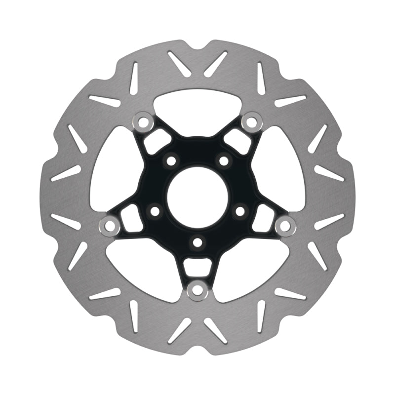 EBC Powersports EBC 2008-2010 Harley-Davidson Sportster XR 1200 Front Left/Right Vee Floating Black Rotor - VR523BLK