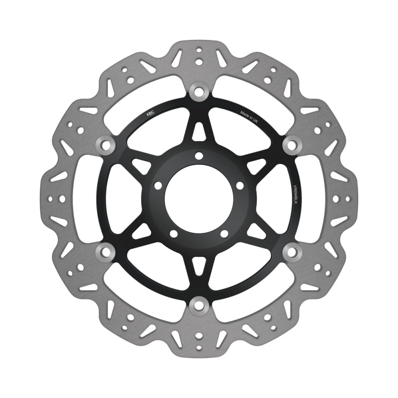 EBC Powersports EBC 2008 Ducati Desmosedici RR D16RR/989cc Front Left/Right Vee Floating Black Rotor - VR694BLK