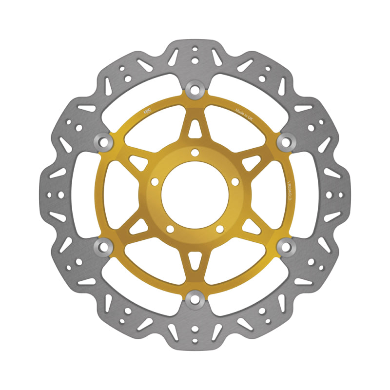 EBC Powersports EBC 2008 Ducati Desmosedici RR D16RR/989cc Front Left/Right Vee Floating Gold Rotor - VR694GLD