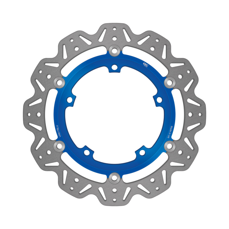 EBC Powersports EBC 2010-2011 Triumph Hinckley Sprint GT 1050cc/ABS Front Left/Right Vee Floating Blue Rotor - VR817BLU