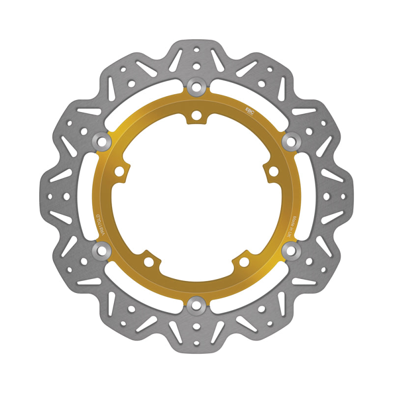 EBC Powersports EBC 2010-2011 Triumph Hinckley Sprint GT 1050cc/ABS Front Left/Right Vee Floating Gold Rotor - VR817GLD