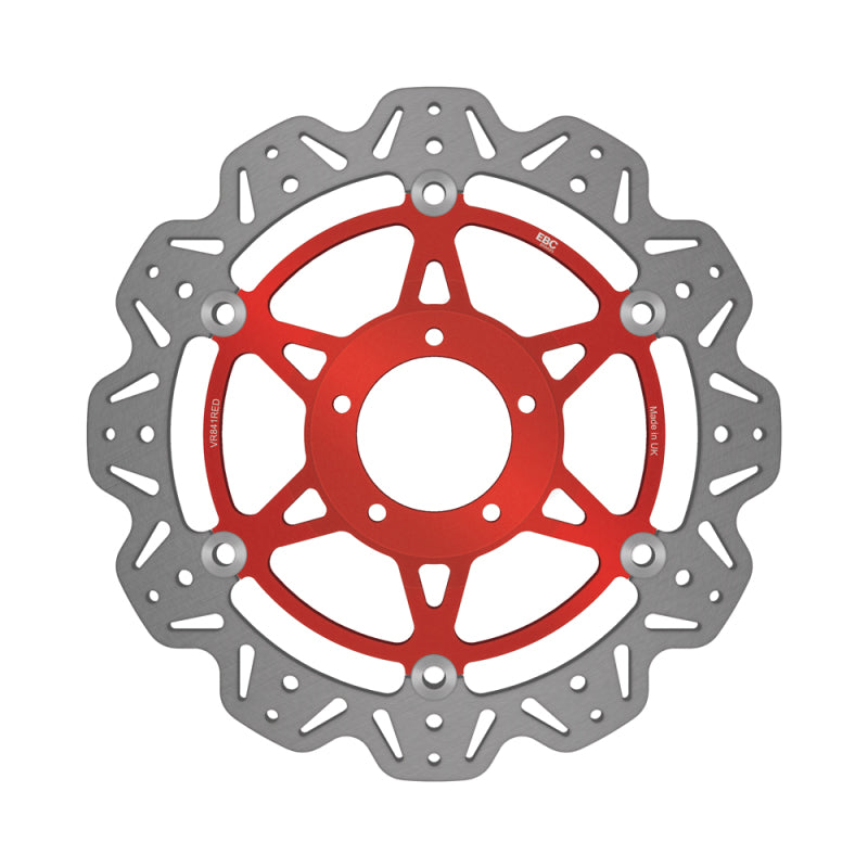 EBC Powersports EBC 2010-2013 Ducati Monster 796 Front Left/Right Vee Floating Red Rotor - VR841RED