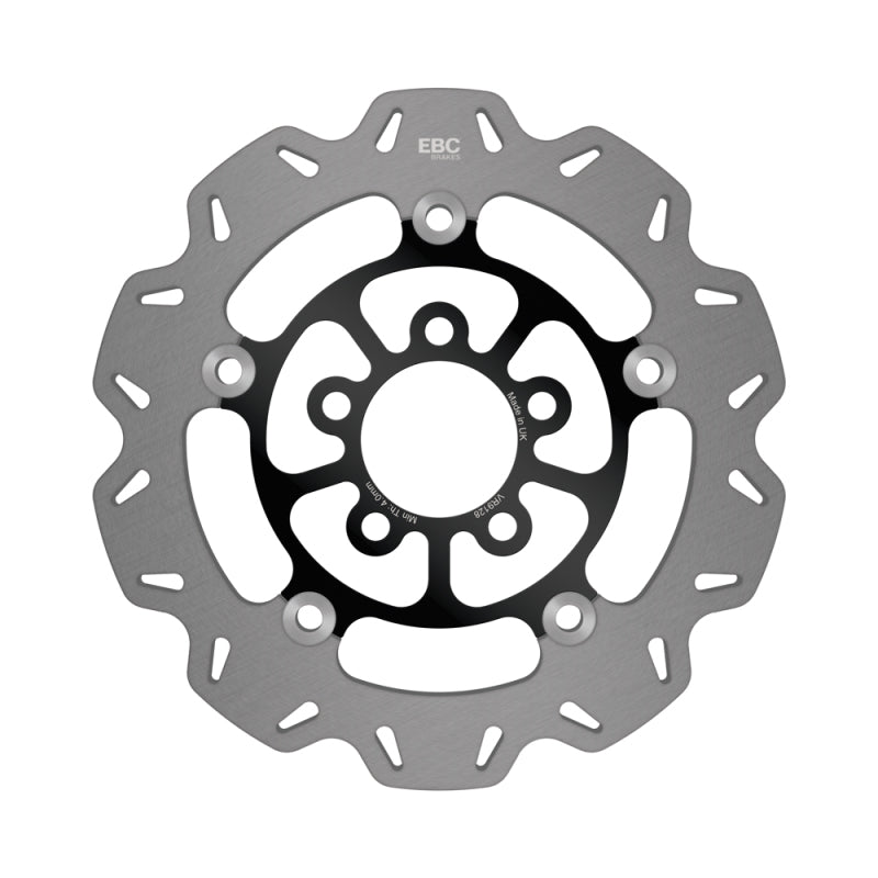 EBC Powersports EBC 2011-2012 KYMCO Street Downtown 200i Front Left Vee Floating Black Rotor - VR9128