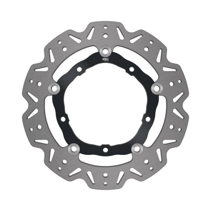 EBC Powersports EBC 2015-2017 Yamaha FZ-07 Front Left/Right Vee Floating Black Rotor - VR2127BLK