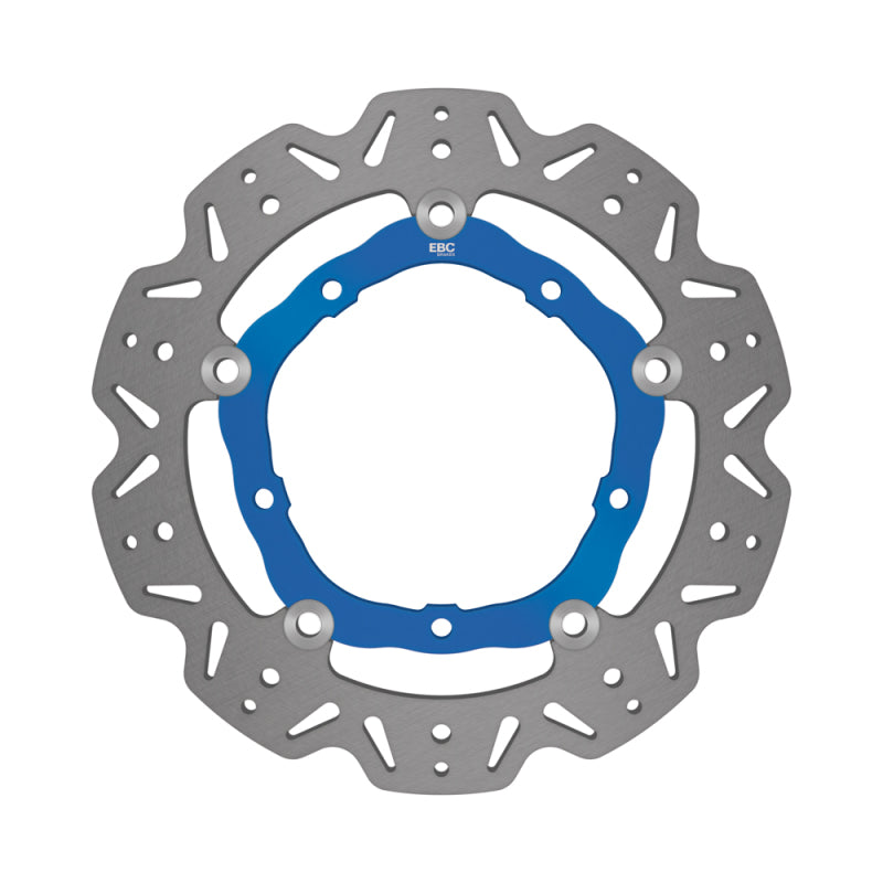 EBC Powersports EBC 2015-2017 Yamaha FZ-07 Front Left/Right Vee Floating Blue Rotor - VR2127BLU