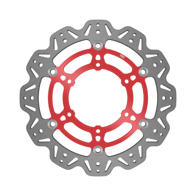 EBC Powersports EBC 2016-2020 Suzuki GSX-S 1000 L Front Left/Right Vee Floating Red Rotor - VR3109RED