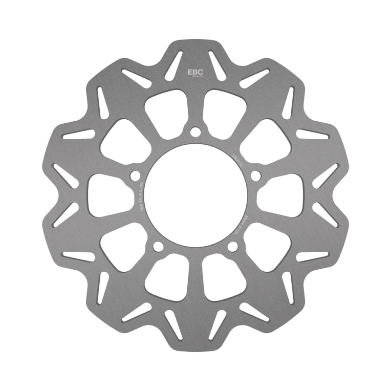 EBC Powersports EBC 2016-2021 Yamaha YW 125 G Zuma Rear Disc Model Front Left/Right Vee Floating Black Rotor - VR9133