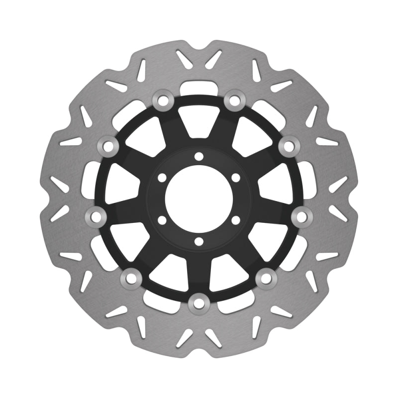 EBC Powersports EBC 2016-2023 Indian Chief Dark Horse Nissin Calipers Front Left/Right Vee Floating Black Rotor - VR890BLK