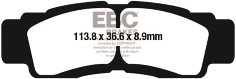 EBC Powersports EBC 2021-2024 Yamaha RMAX 2 EPS YXE 10WP Front Left/Right SXR Brake Pads - SXR676HH