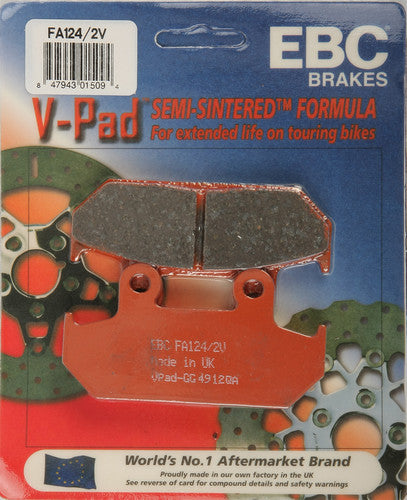 EBC Semi-Sintered Brake Pads - FA124/2V