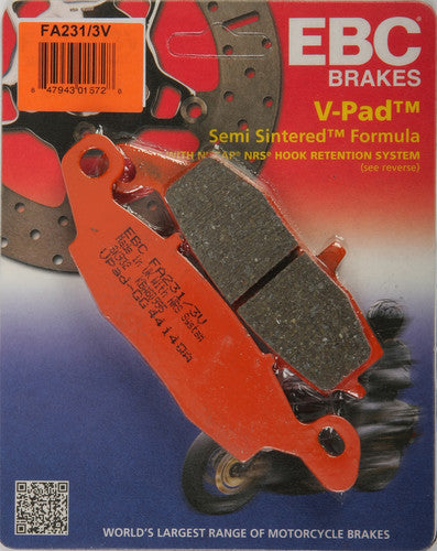 EBC Semi-Sintered Brake Pads - FA231/3V