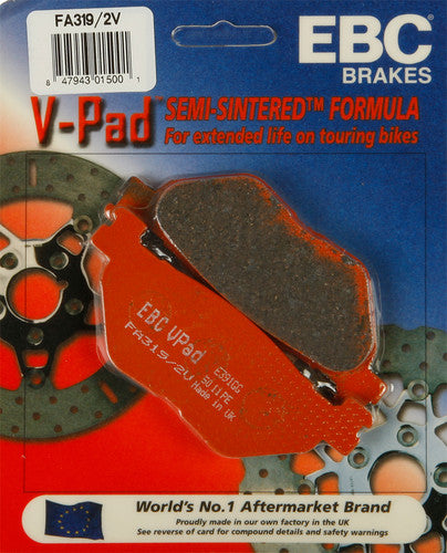 EBC Semi-Sintered Brake Pads - FA319/2V
