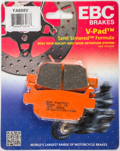 EBC Semi-Sintered Brake Pads - FA698V