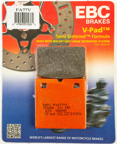 EBC Semi-Sintered Brake Pads - FA77V
