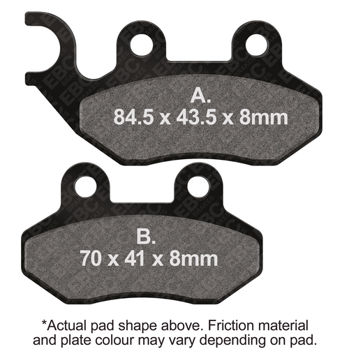 EBC Sintered HH Brake Pads - SFA264HH