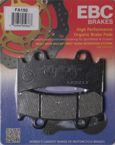 EBC Standard Brake Pads - FA190