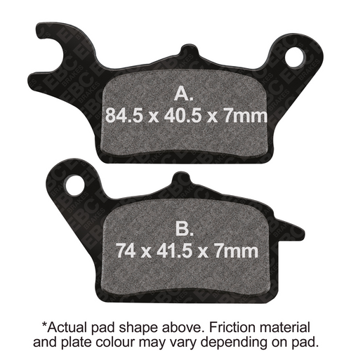 EBC Standard Brake Pads - SFA708