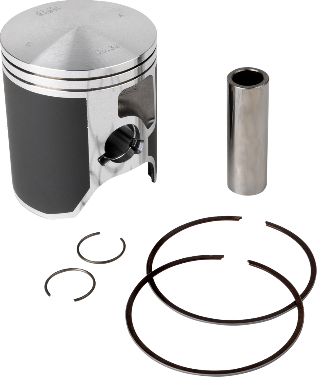 VERTEX Piston Kit Cast Replica for 2 Stroke - Piston Kit / 66.34 mm / Yamaha YZ250/X 0910-2542