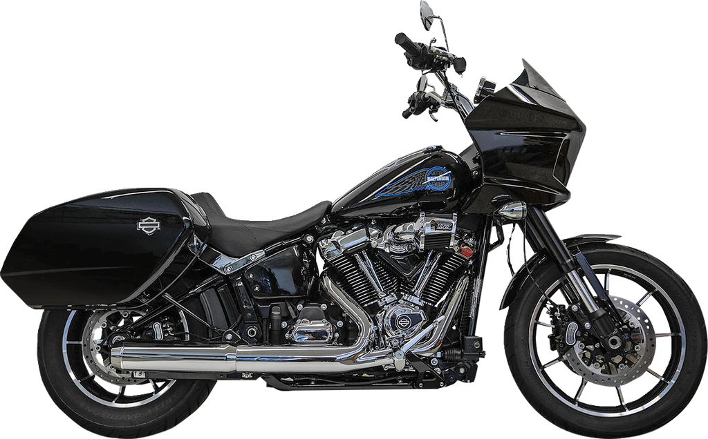 4" Slip-On Muffler with 2-1/2" x 10" Baffle Core - Black - 49-State