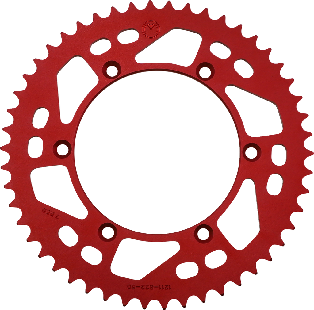 MOOSE OFFROAD Rear Aluminum Sprocket - Rear Sprocket / 50 Tooth / Beta/Gas Gas/Sherco/Suzuki 1211-1652