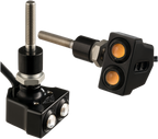 JOKER MACHINE Rat Eye LED Mirror Mount Turn Signals — Dual - Rat Eye Mirror-Mount Turn Signals / Dual / Black 2020-1447