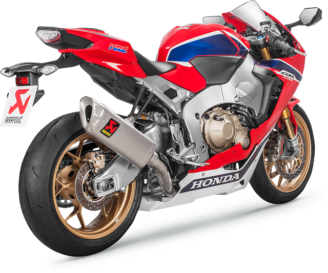 AKRAPOVIC Racing Line Exhaust System - Stainless Steel/Titanium S-H10R8-APLT - Honda CBR1000RR/CBR1000RR ABS/CBR1000RR SP/SP2 2017-2019