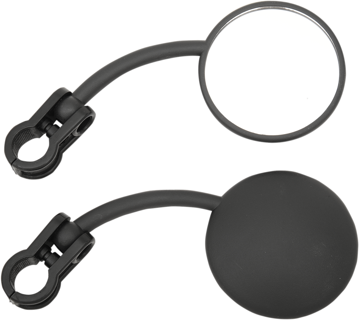 EMGO Easy Clamp Enduro Mirrors - Mirrors / Enduro / Side View / Round / Black / Pair 0640-1059