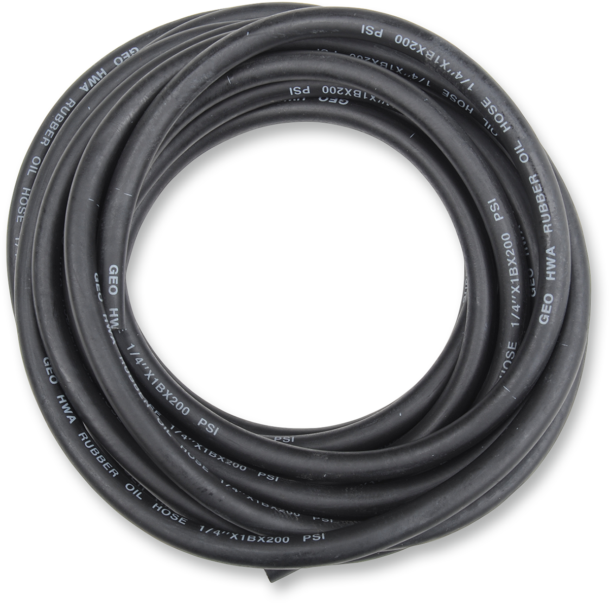 EMGO Universal Black Rubber Fuel/Oil Line