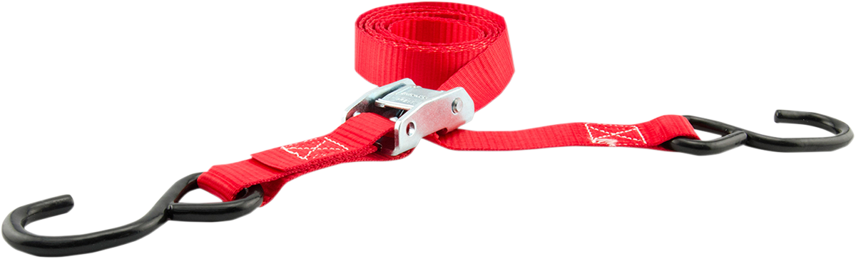 ERICKSON 1" X 5-1/2' Cam Buckle Tie-Down 4-Pack - Buckle Tie-Down / 1" x 5-1/2' / 4 Pack -Red 3920-0402