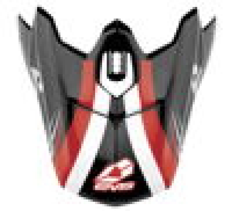 EVS T3 Works Visor - Black/White/Red - H16T3W-VSBKWR