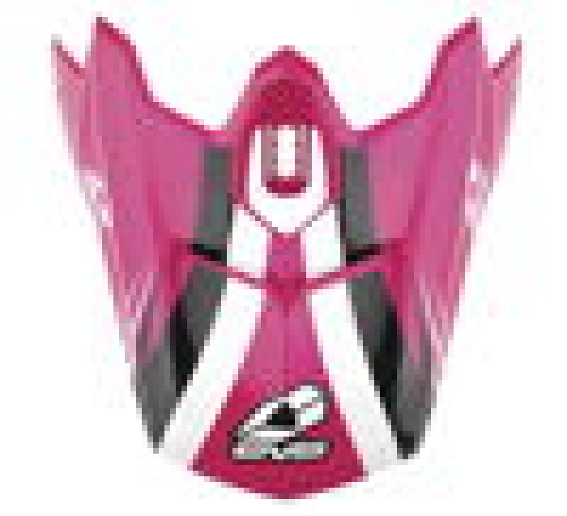 EVS T3 Works Visor - Pink/White/Black - H16T3W-VSPWBK