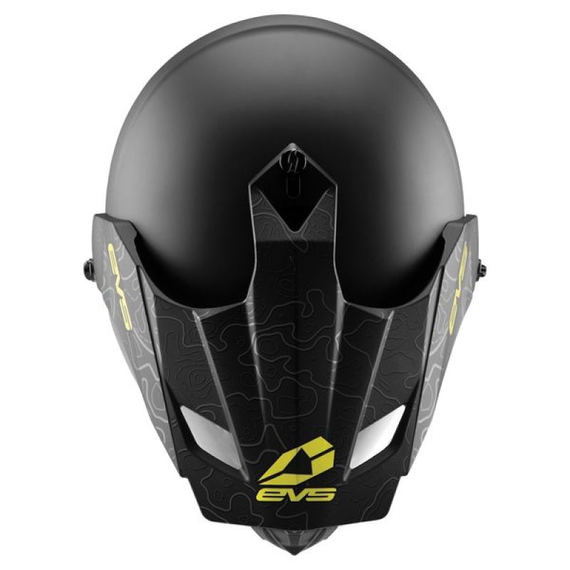EVS T5 Dual Sport Venture Arise Helmet Visor - Matte Black - DSHE18VA-VSBK