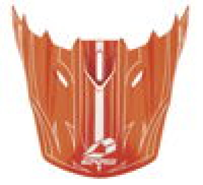 EVS T5 Pinner Visor - Orange/White - H16T5P-VSOW