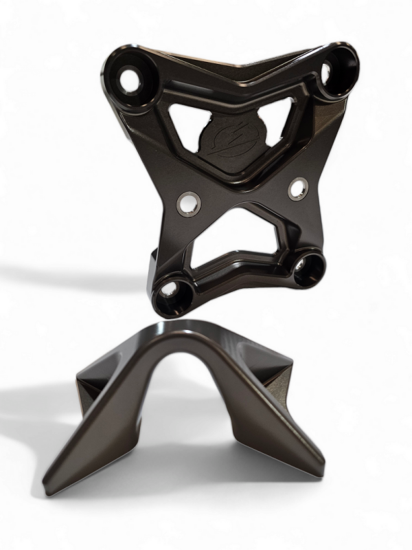 Elektric Off Road Elektric Offroad 2017-2021 Can Am X3 Maverick Volt Radius Rod Plate Anodized Gun Metal - RRP210013