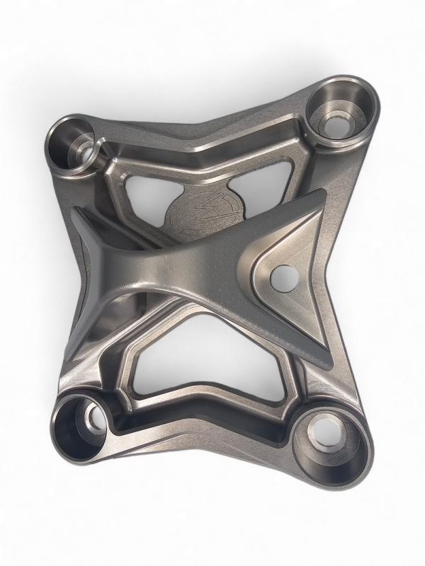 Elektric Off Road Elektric Offroad 2017+ Can Am X3 Maverick 6 Bolt Eod Xl Radius Rod Plate With Tow Hook Gun Metal - RRP210013XL