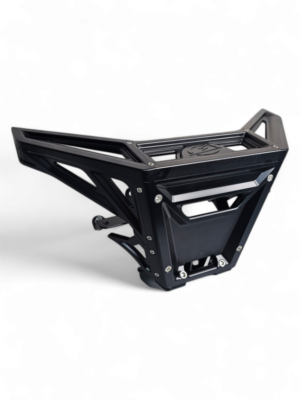 Elektric Off Road Elektric Offroad 2017+ Can Am X3 Maverick Billet Front Winch Bumper Anodized Black - FWB210035