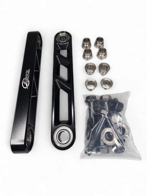 Elektric Off Road Elektric Offroad 2017+ Can Am X3 Maverick Volt Rear Billet Sway Bar Links Anodized Black - SBL210024