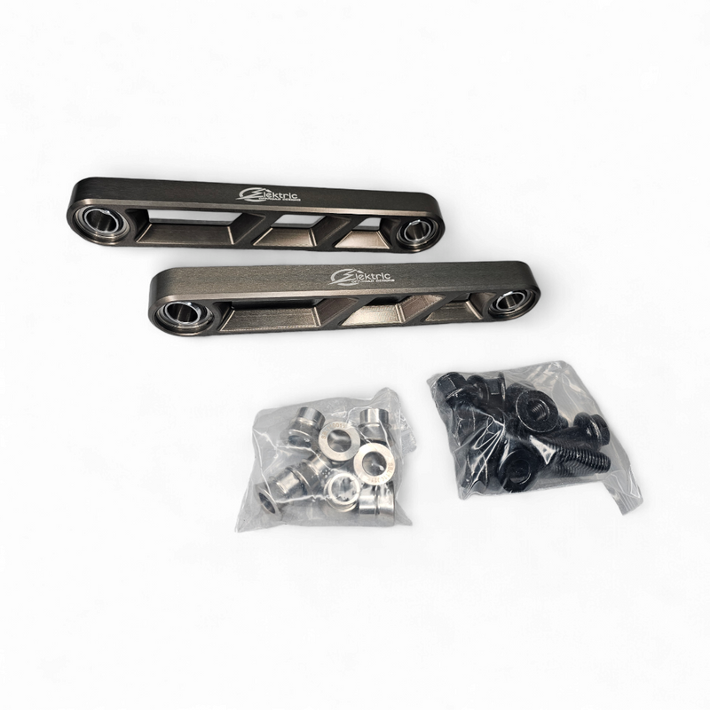 Elektric Off Road Elektric Offroad 2017+ Can Am X3 Maverick Volt Rear Billet Sway Bar Links Anodized Gun Metal - SBL210026