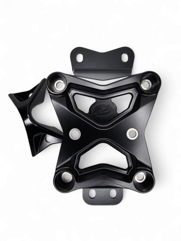 Elektric Off Road Elektric Offroad 2022+ Can Am X3 Maverick 10 Bolt Radius Rod Plate With Pull Hook (Black) - RRP210014