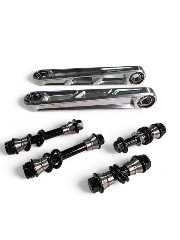 Elektric Off Road Elektric Offroad 2024+ Can Am Maverick R Front Sway Bar Links Anodized Clear - RVSPA0003-C