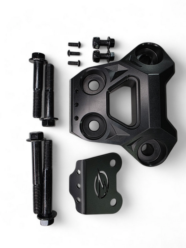Elektric Off Road Elektric Offroad 2024+ Can Am Maverick R Radius Rod Plate Anodized Black - RVMSM0017-B