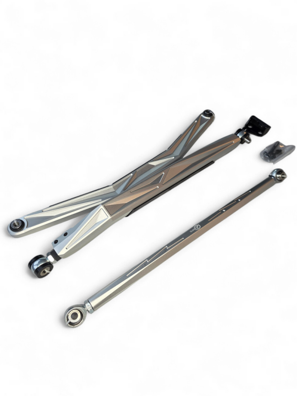Elektric Off Road Elektric Offroad 2024+ Can Am Maverick R Volt Billet Radius Rods Anodized Clear - AMFBM0001-C
