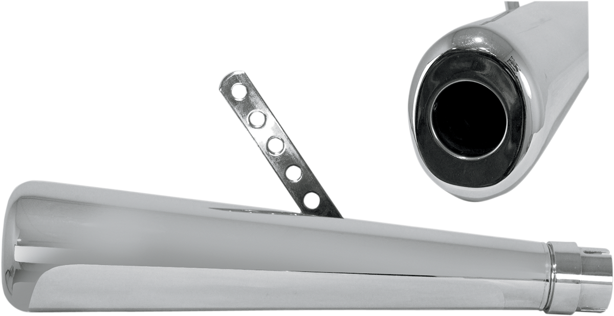 Emgo Roadhawk 50 Oval Megaphone Muffler - 1811-2528