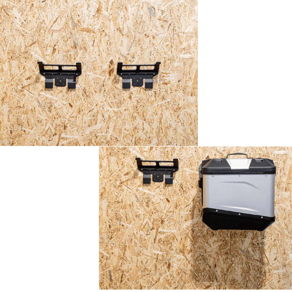 Evotech Performance Aluminum Side Pannier Luggage Wall Mount Kit - Ducati Multistrada V2 S / Multistrada V4 RS 2021-2026