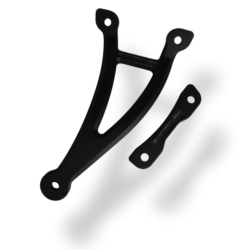 Evotech Performance Exhaust Hanger Bracket with Passenger Peg Blockoff - Yamaha YZF-R3 2015-2019