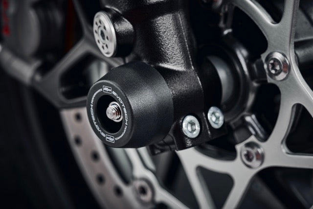 Evotech Performance Front Fork Axle Sliders - Triumph Daytona 660 / Street Triple 765 R 2017-2027