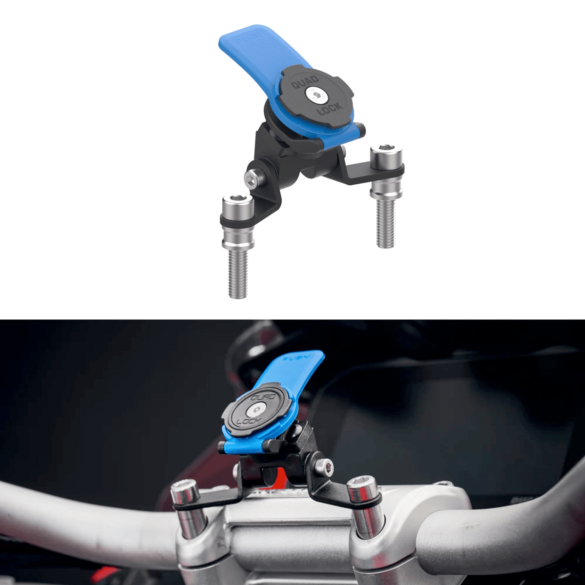 Evotech Performance Quad Lock Mount - Ducati Multistrada V4 / Multistrada V4 Pikes Peak 2021-2025